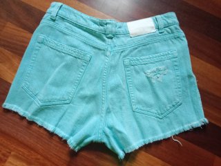Lote 5 Pantalones Cortos Vaqueros Mujer