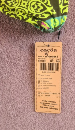 Bikini Cocöa estampado étnico flúor- Talla 40/44