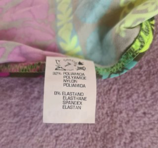 Bikini Cocöa estampado étnico flúor- Talla 40/44