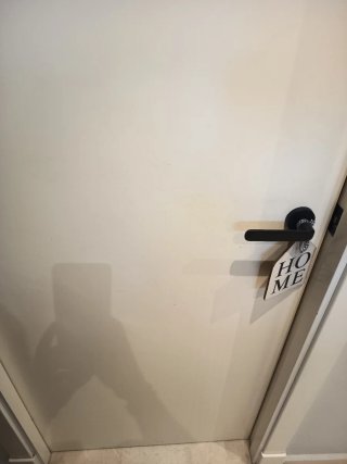Puerta madera lacada blanca