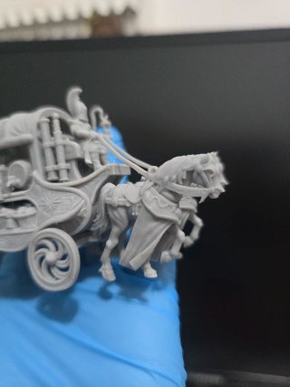 Miniatura Carro de Guerra Élfico 3D