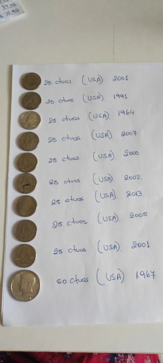 Monedas Estados Unidos Colección