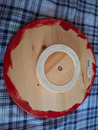 Plato giratorio rojo IKEA