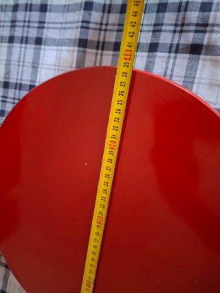 Plato giratorio rojo IKEA