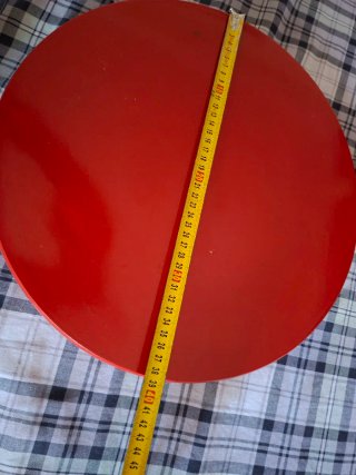 Plato giratorio rojo IKEA