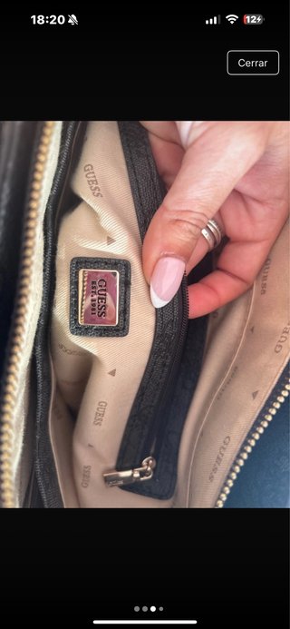 Bolso Guess Negro/Gris