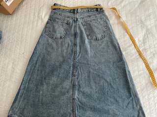 Falda vaquera Zara azul
