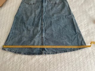 Falda vaquera Zara azul