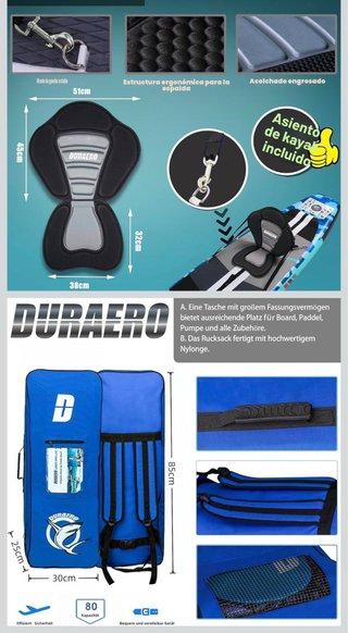 Tabla Paddle Surf Hinchable SUP + Accesorios