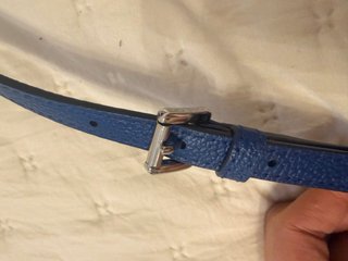 Borsa Michael Kors in pelle blu originale