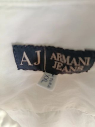 Camisa Armani Jeans Blanca Caballero