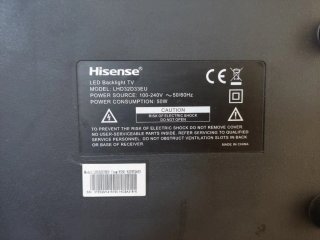 Televisión Hisense 32 Negra VER TODO!