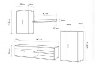 ENVIO GRATIS!! Mueble TV y almacenaje
