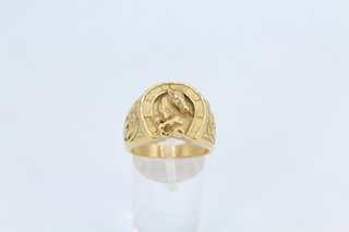 Anillo Herradura Caballo Oro 18K.Ref:043-03-00201