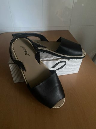Sandalias Mallorquinas Negras