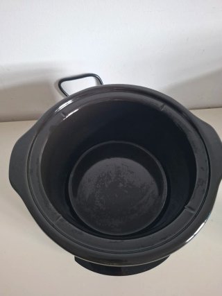 Olla de cocción lenta CrockPot negra
