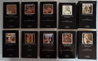 15€ x libro. Cátedra. Letras Hispánicas