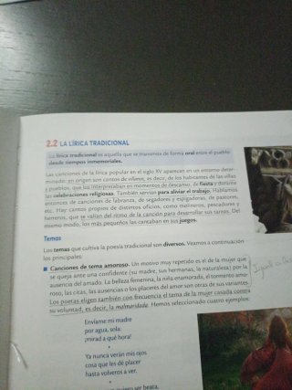 Lengua castellana y literatura, 1 bachillerato