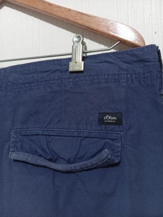 Pantalones cortos cargo s.Oliver azul oscuro T.46