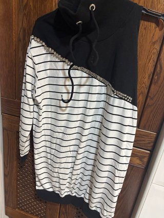 Vestido deportivo algodón rayas