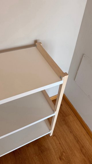 Estantería Ikea EKENABBEN Álamo/Blanco
