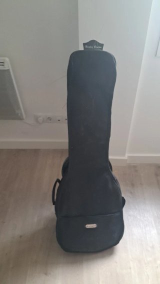 Guitarra Eléctrica Harley Benton DC-200 negra