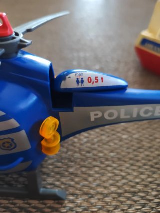 Playmobil: Helicóptero, Barco y Coche Policía