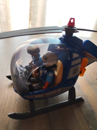 Playmobil: Helicóptero, Barco y Coche Policía