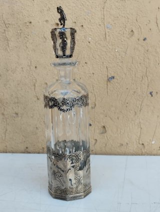 Set da liquore in argento 800 Jugendstil Hanau