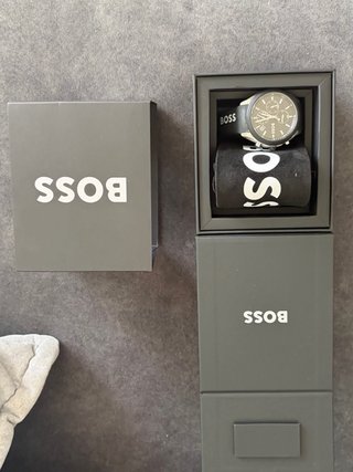 Reloj Hugo Boss Negro y Plateado