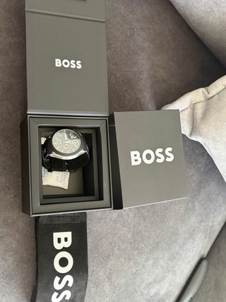 Reloj Hugo Boss Negro y Plateado