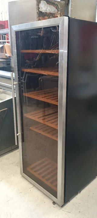 Vinoteca Vitrina Acero Inoxidable