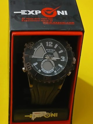 Orologio uomo Bistec WR30M Dual Time