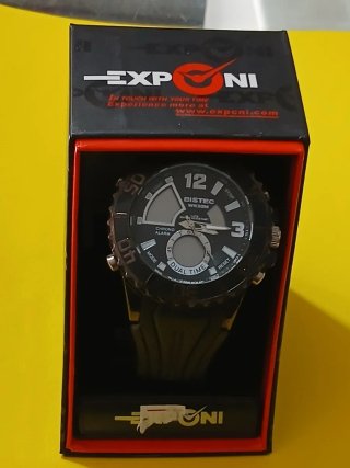 Orologio uomo Bistec WR30M Dual Time