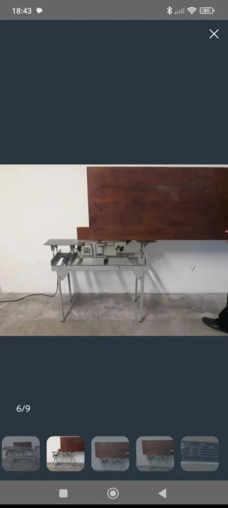 Labra Metabo con mesa supletoria