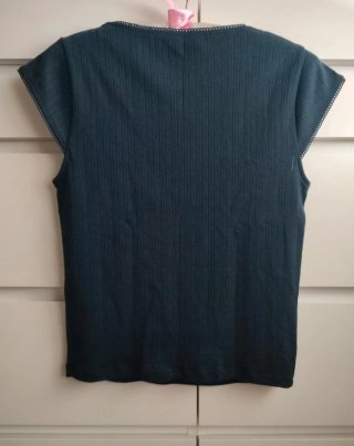 Camiseta Hollister Talla S Cuello Cuadrado