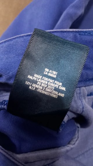 Chinos Ralph Lauren Azul Talla 16