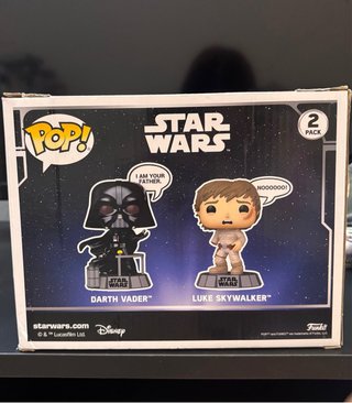 Funko Pop Darth Vader & Luke Skywalker 2 Pack