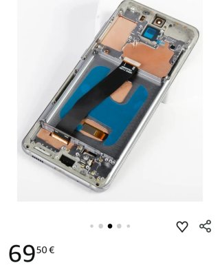 Pantalla Móvil con Carcasa Samsung Galaxy
