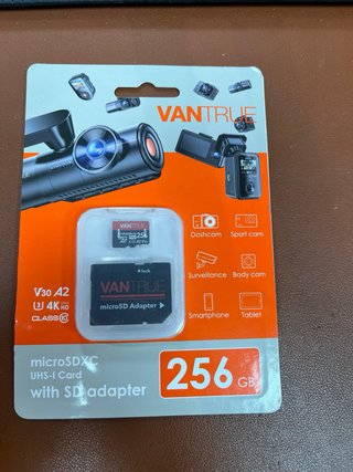Tarjeta microSDXC Vantrue 256 GB#002123