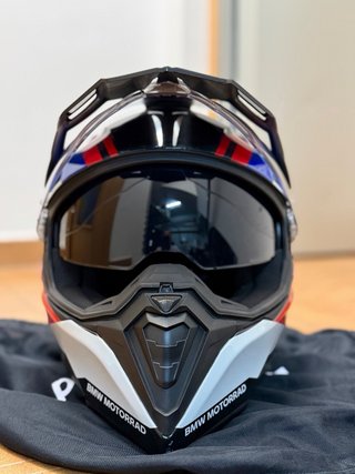 Casco BMW GS Enduro Motorrad Tricolor