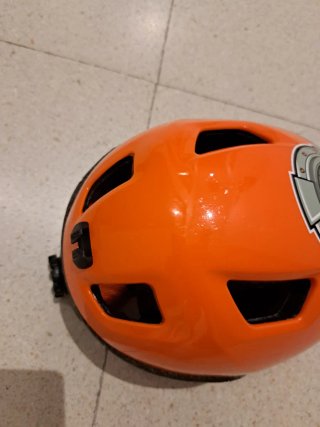 Casco de bici azul para niños