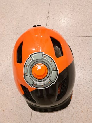 Casco de bici azul para niños