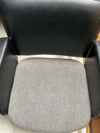 Silla de oficina giratoria retro con ruedas