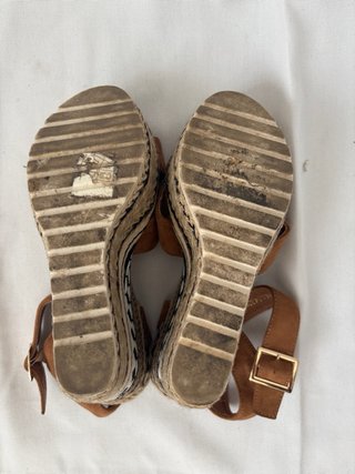 Sandalias Cuña Marrones