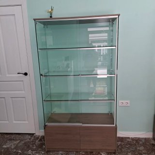 Vitrina Expositora Cristal con Luces LED