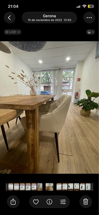 Mesa de comedor madera maciza