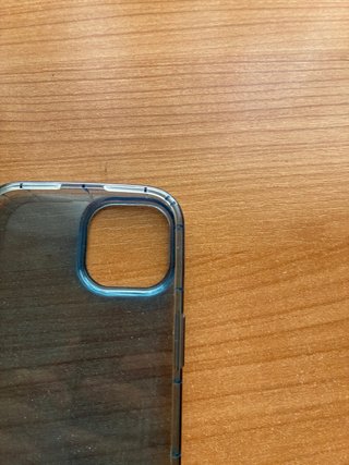 Funda iPhone 15 Transparente Azul