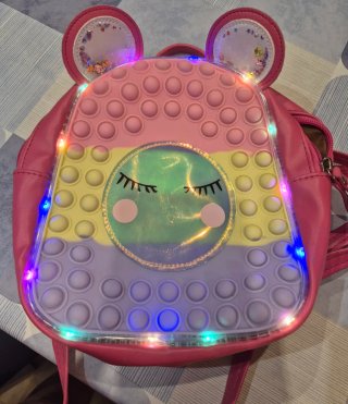 Mochila infantil con luces