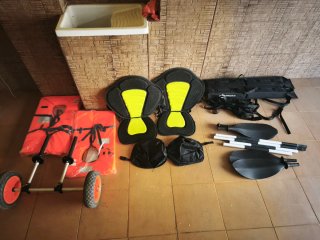 Kayak Doble Azul
